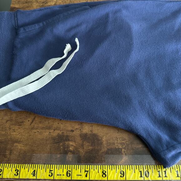J Crew Fleece Joggers Small Blue Cloud Soft Loungewear Athleisure Preppy  EUC - Picture 4 of 10
